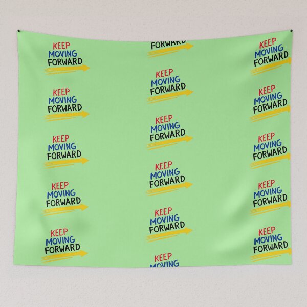 Item preview, Keep Moving Forward Minimal Motivational Design designed and sold by EdgeSphere.