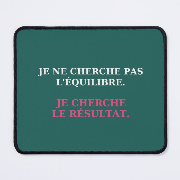 Item preview, I'm not looking for balance, I'm looking for results - Performance quote designed and sold by VYNCERA.