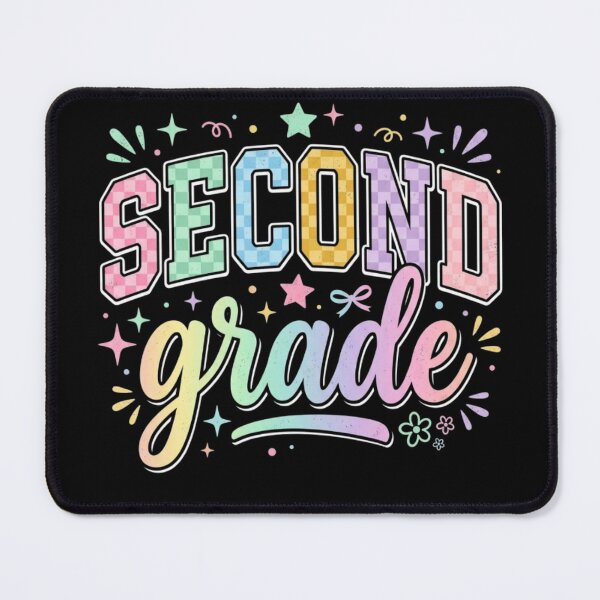 Item preview, Back to School Checkered Second Grade Team Teacher Students designed and sold by viectory.