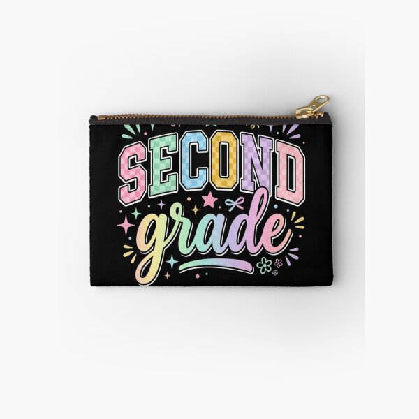Item preview, Back to School Checkered Second Grade Team Teacher Students designed and sold by viectory.