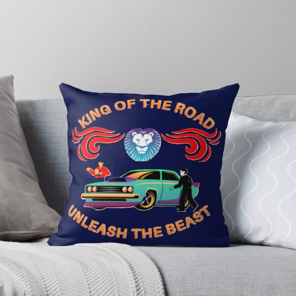 Item preview, King of the Road - Unleash the Beast Muscle Car Design designed and sold by zaoroo shop.