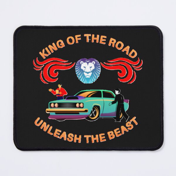 Item preview, King of the Road - Unleash the Beast Muscle Car Design designed and sold by zaoroo shop.