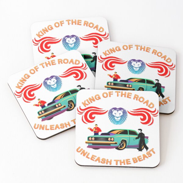 Item preview, King of the Road - Unleash the Beast Muscle Car Design designed and sold by zaoroo shop.