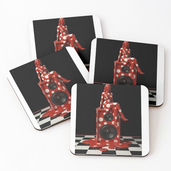 Item preview, Dripping Woman on Speaker Polka Dot Pop Art designed and sold by YourColorsWall.