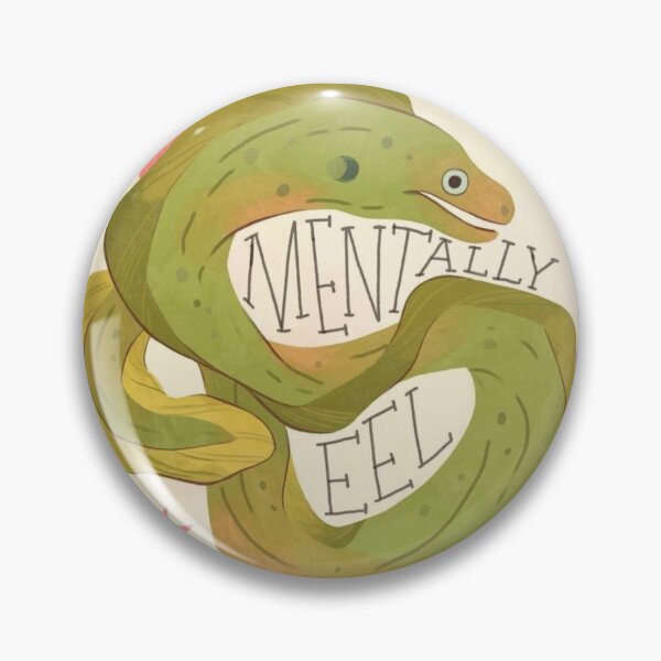 Item preview, Green Eel Pastel Mental Health Humor designed and sold by Adronia.