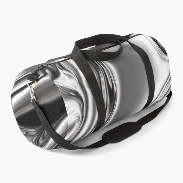 Item preview, Monochrome Flowing Chrome Abstract designed and sold by JenniferMoren.