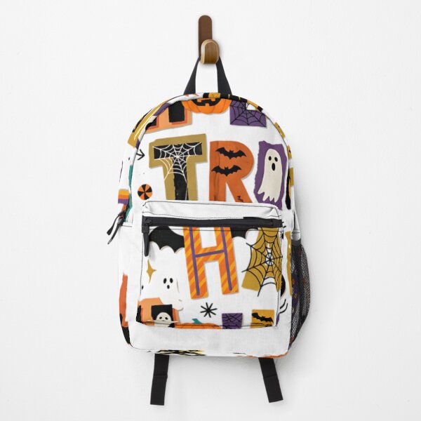 Item preview, Happy Halloween Trick or Treat – Spooky Collage Typography designed and sold by Tafa_Design.