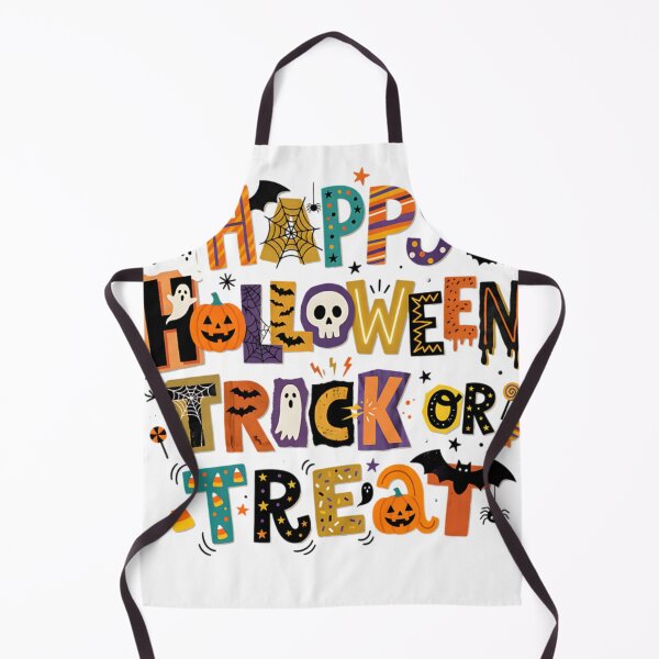 Item preview, Happy Halloween Trick or Treat – Spooky Collage Typography designed and sold by Tafa_Design.