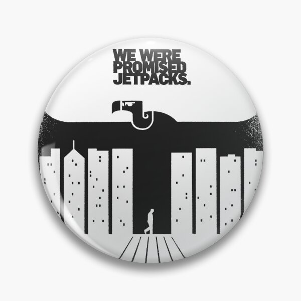 Item preview, We Were Promissed Jetpacks - In The Pit Of The Stomach (BLACK) designed and sold by That-Indie-Guy.