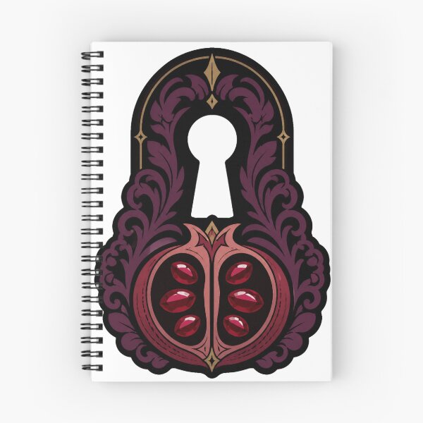 Item preview, Midnight Pomegranate Keyhole designed and sold by GraphycoPublish.