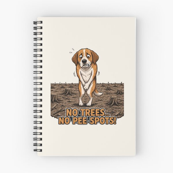 Item preview, No Trees... No Pee Spots! Funny Dog Environmental Humor designed and sold by Alpine-Ink.