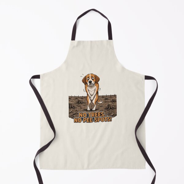 Item preview, No Trees... No Pee Spots! Funny Dog Environmental Humor designed and sold by Alpine-Ink.