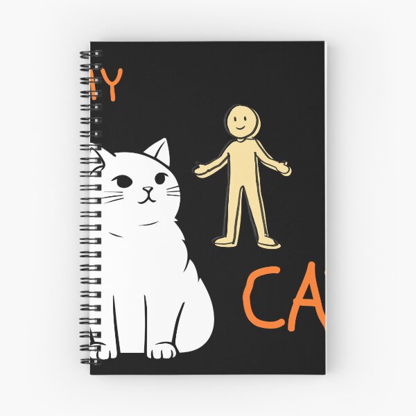 Item preview, Funny Giant Cat Smaller Human Illustration Artwork designed and sold by tunio_fashions.