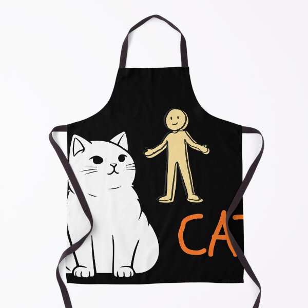 Item preview, Funny Giant Cat Smaller Human Illustration Artwork designed and sold by tunio_fashions.