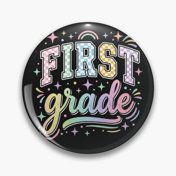 Item preview, Back to School Checkered First Grade Team Teacher Students designed and sold by viectory.