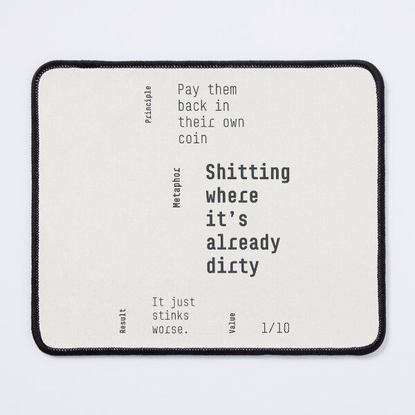 Item preview, Crisis Of Meaning Pay Them Back Typography Poster designed and sold by drTerrens.