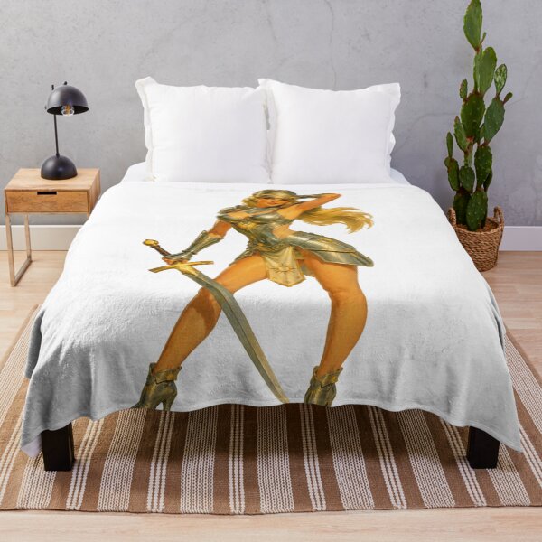 Item preview, Solar Warrior Pin Up | Vintage Fantasy Knight Girl designed and sold by Cosplayvintage.