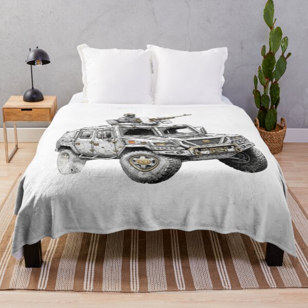 Item preview, Spanish Military URO VAMTAC S3 Tactical Armored Vehicle Illustration designed and sold by annaarthk.