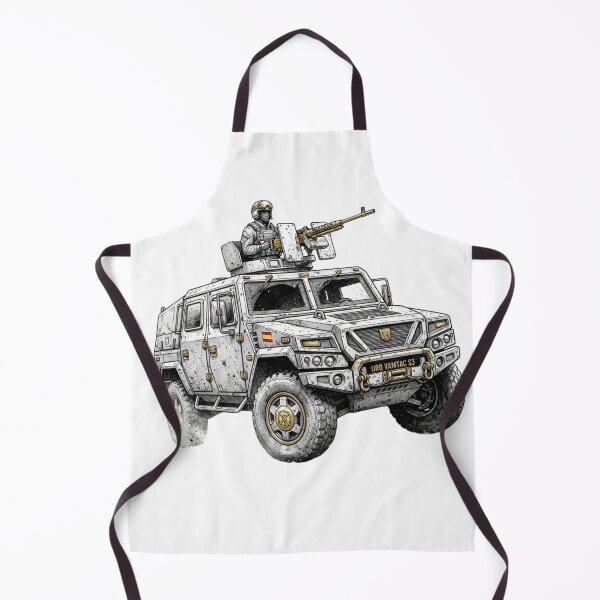Item preview, Spanish Military URO VAMTAC S3 Tactical Armored Vehicle Illustration designed and sold by annaarthk.