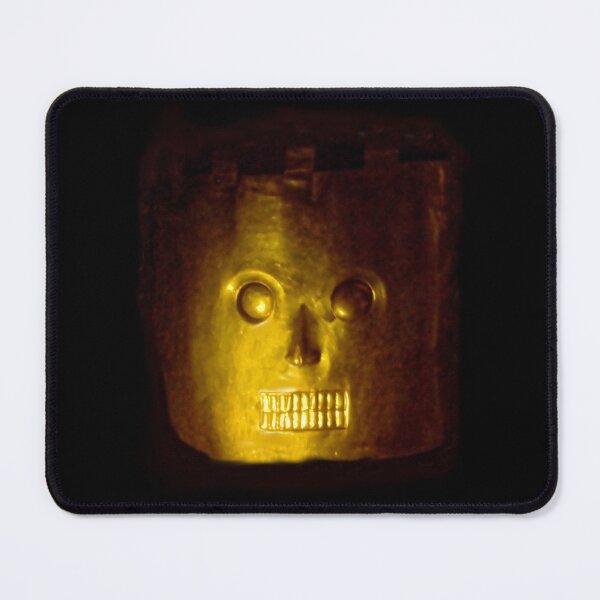 Item preview, Creepy Colombian gold funerary mask designed and sold by stevepaint.