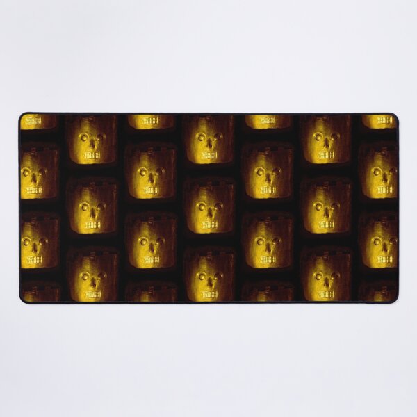 Item preview, Creepy Colombian gold funerary mask designed and sold by stevepaint.