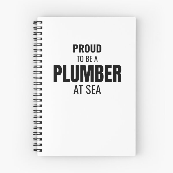 Item preview, Proud to be a Plumber at Sea (Black) designed and sold by ShipCrewNation.