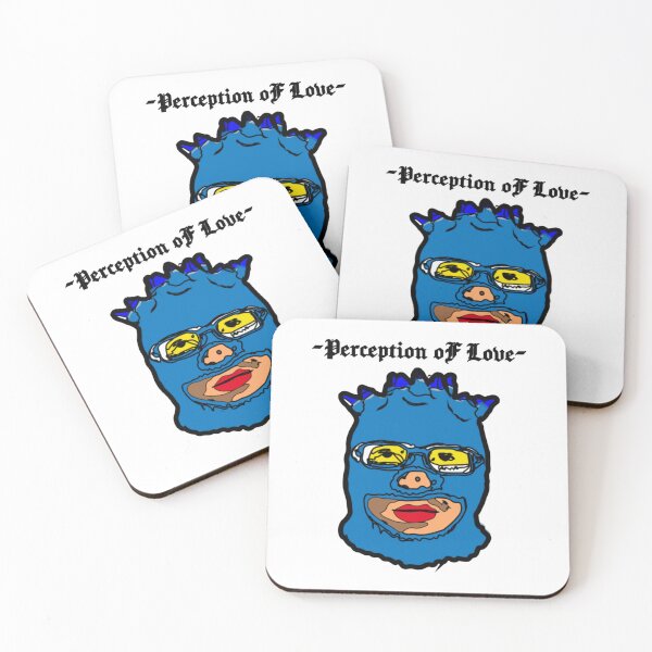 Item preview, Perception of love blue mask version. graphic designed and sold by DeanRoseArt.