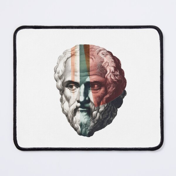 Item preview, Socrates & Ancient Greek Philosophers Collage - Stoicism & Classical Philosophy Decor (T-Shirt, Poster & Sticker) designed and sold by OzzFrequency.
