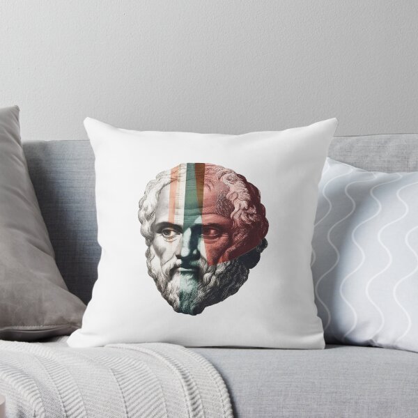 Item preview, Socrates & Ancient Greek Philosophers Collage - Stoicism & Classical Philosophy Decor (T-Shirt, Poster & Sticker) designed and sold by OzzFrequency.