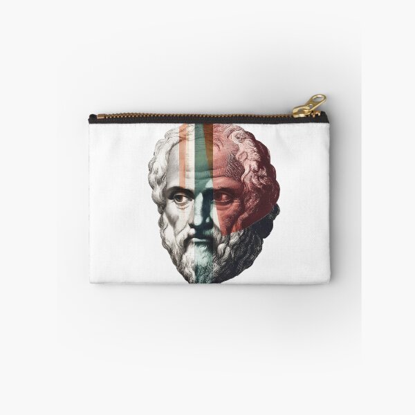 Item preview, Socrates & Ancient Greek Philosophers Collage - Stoicism & Classical Philosophy Decor (T-Shirt, Poster & Sticker) designed and sold by OzzFrequency.