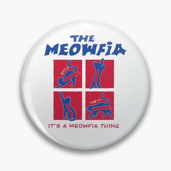Item preview, Cats bills - Buffalo Bills -The Meowfia  designed and sold by delllsdesigns.