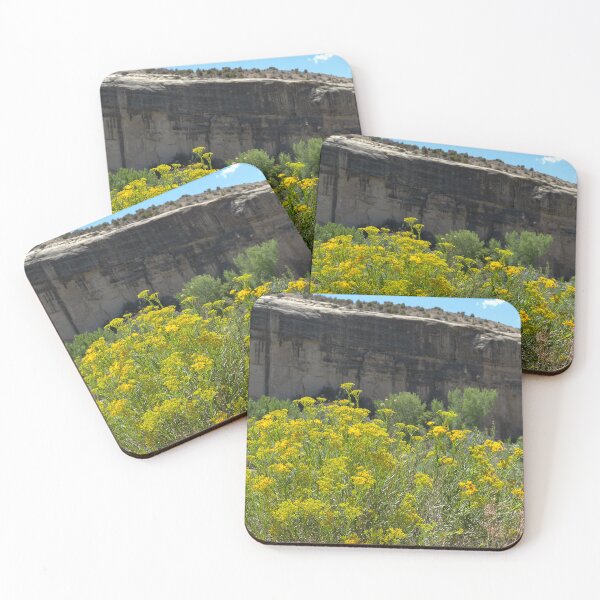 Item preview, Yellow rabbitbrush beside Green River in Dinosaur National Monument designed and sold by lisavonbiela.
