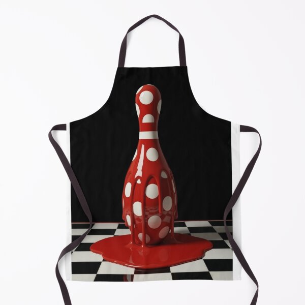 Item preview, Dripping Bowling Pin Polka Dot Pop Art designed and sold by YourColorsWall.