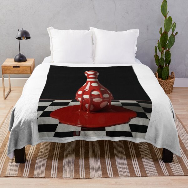 Item preview, Dripping Bowling Pin Polka Dot Pop Art designed and sold by YourColorsWall.