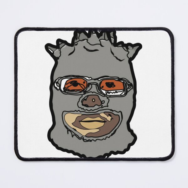 Item preview, Grey balaclava mask graphic designed and sold by DeanRoseArt.