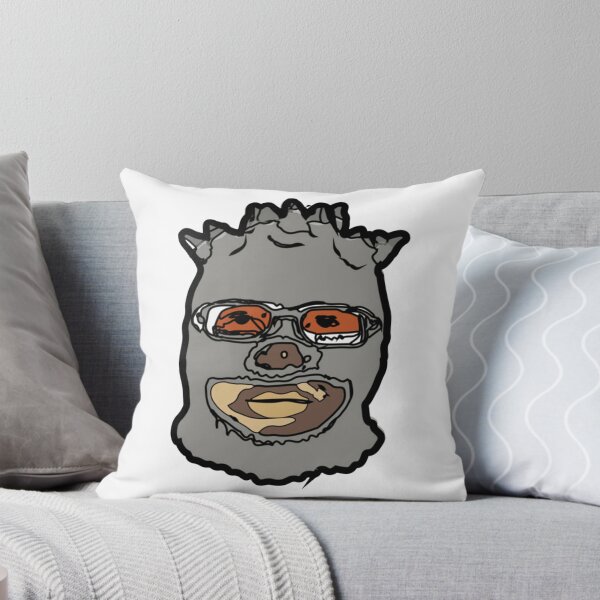 Item preview, Grey balaclava mask graphic designed and sold by DeanRoseArt.
