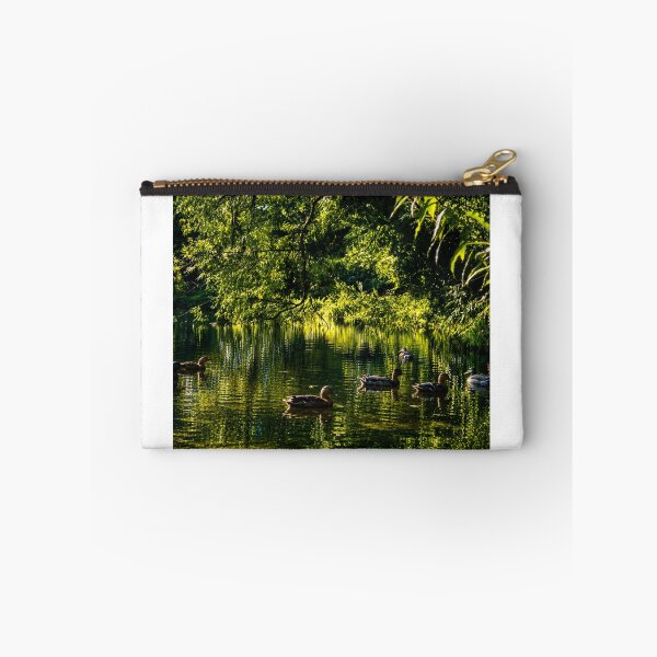 Item preview, Sunlit duck pond designed and sold by Astute-Artio-Photography.
