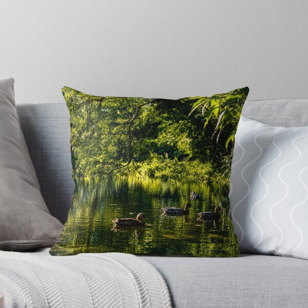 Item preview, Sunlit duck pond designed and sold by Astute-Artio-Photography.