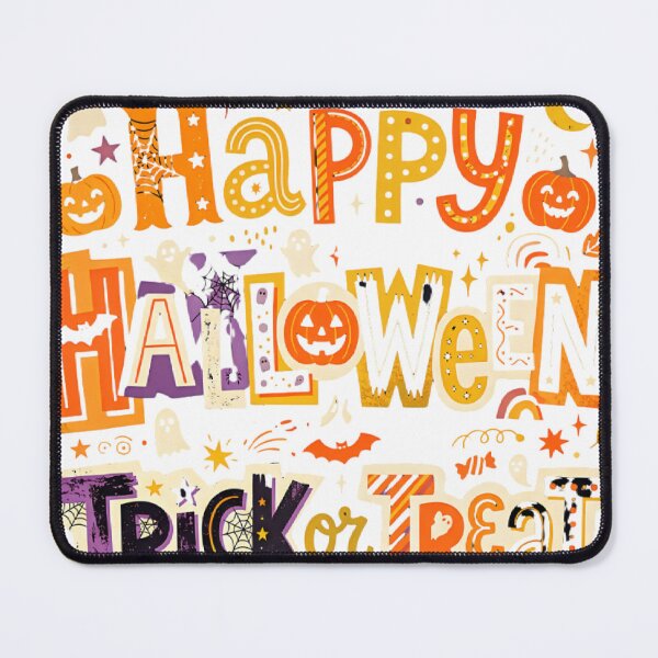 Item preview, Happy Halloween Trick or Treat – Spooky Collage Typography designed and sold by Tafa_Design.