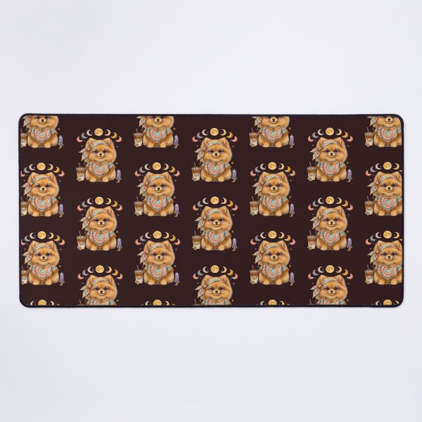 Item preview, Cute Hippie Pomeranian Dog Boho Celestial Art designed and sold by Cute & Sassy Custom Gifting Boutiques.