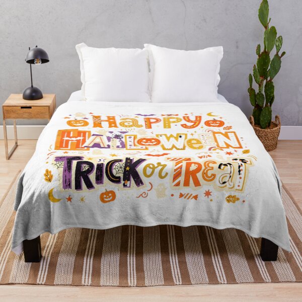 Item preview, Happy Halloween Trick or Treat – Spooky Collage Typography designed and sold by Tafa_Design.