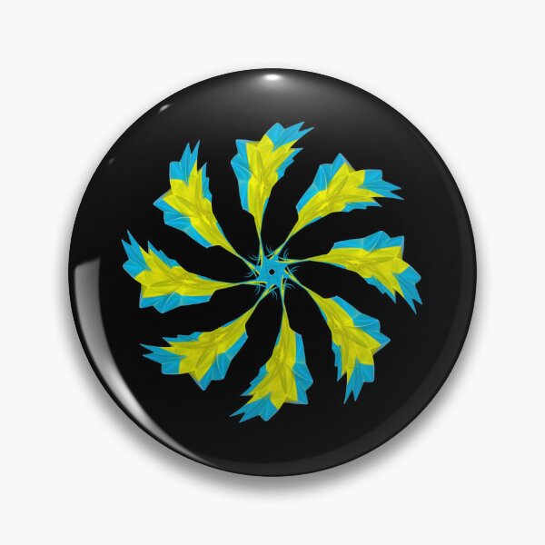 Item preview, Yellow and blue mandala designed and sold by Meo Design.