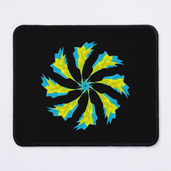 Item preview, Yellow and blue mandala designed and sold by Meo Design.