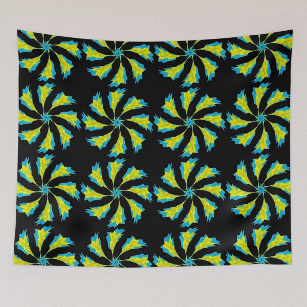 Item preview, Yellow and blue mandala designed and sold by Meo Design.