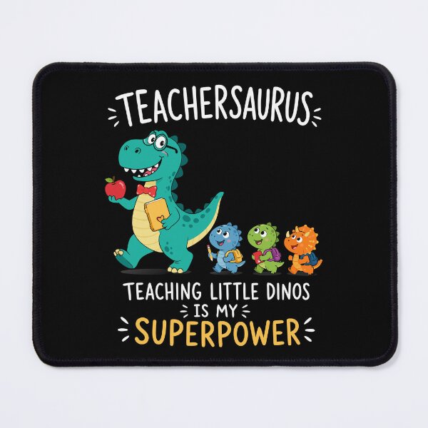 Item preview, Teachersaurus teacher humor with little dinosaurs designed and sold by HandicraftArt.