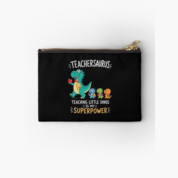 Item preview, Teachersaurus teacher humor with little dinosaurs designed and sold by HandicraftArt.