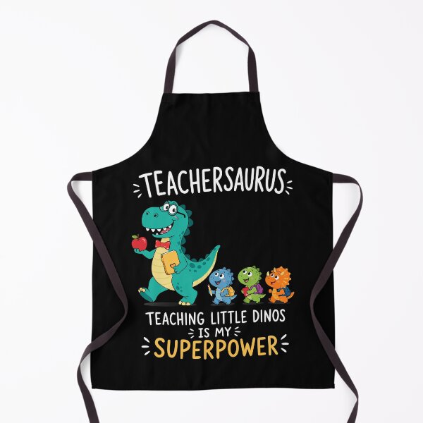 Item preview, Teachersaurus teacher humor with little dinosaurs designed and sold by HandicraftArt.