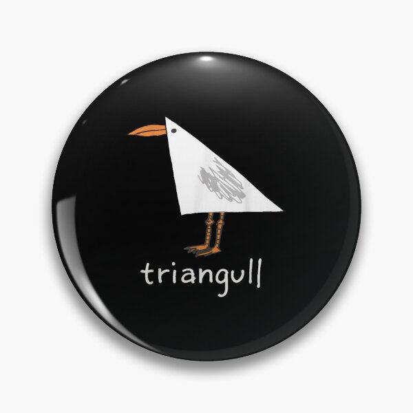 Item preview, Triangull Triangle Seagull Bird Pun Funny designed and sold by peachlovey.