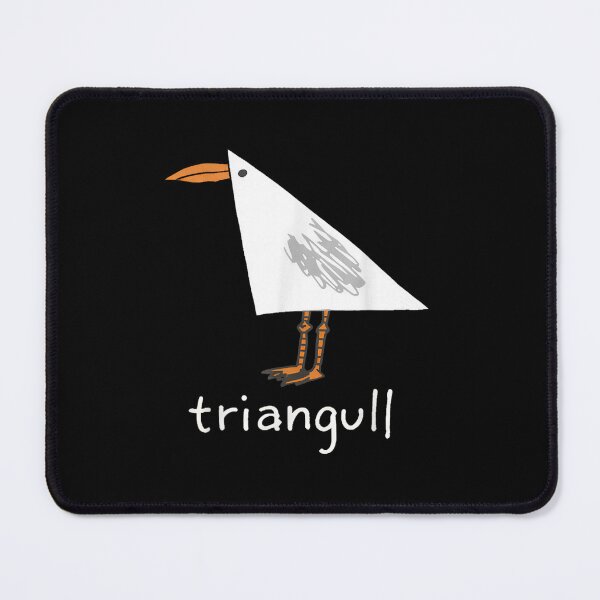 Item preview, Triangull Triangle Seagull Bird Pun Funny designed and sold by peachlovey.