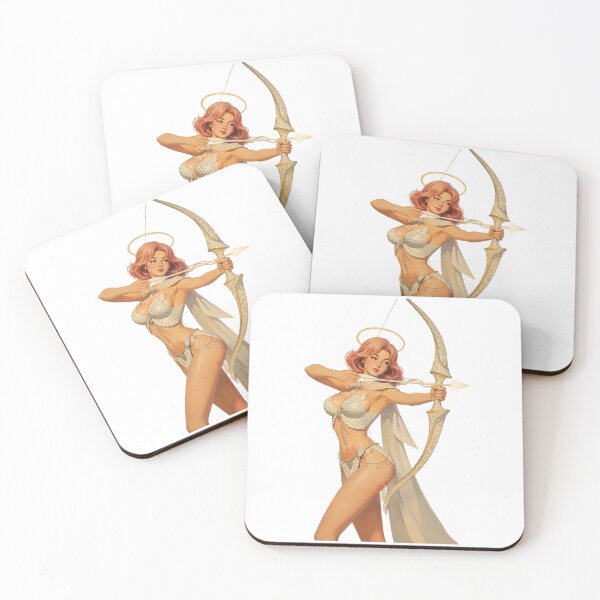 Item preview, Celestial Archer Pin-Up – Vintage Fantasy Angel designed and sold by Cosplayvintage.